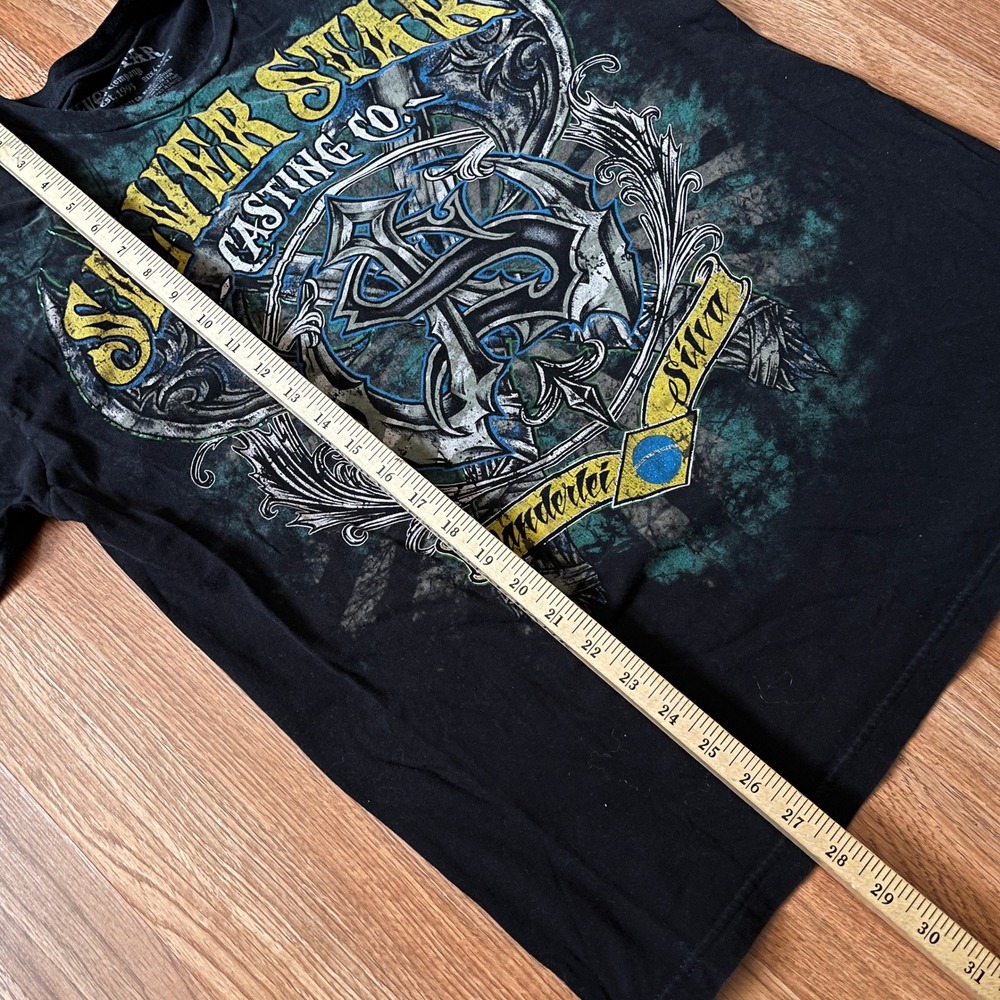 Silver Star Casting Co Wanderlei Silva MMA Shirt Mens Large Black Brazil Graphic - Picture 5 of 5
